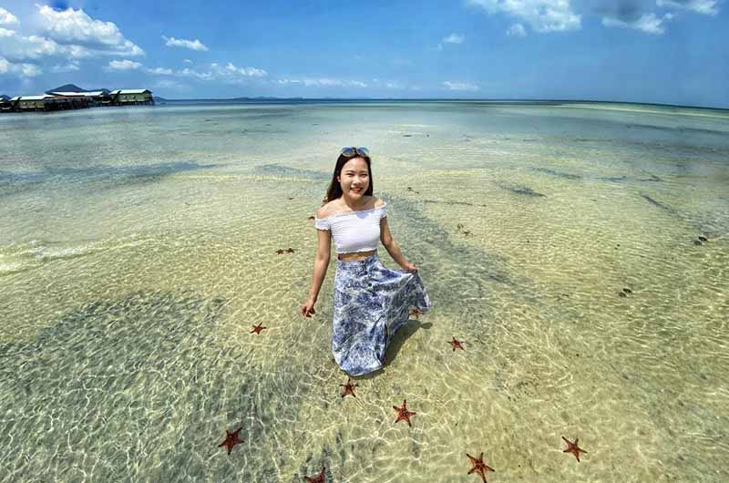 Bãi Rạch Vẹm mùa sao biển Bãi Rạch Vẹm mùa sao biển