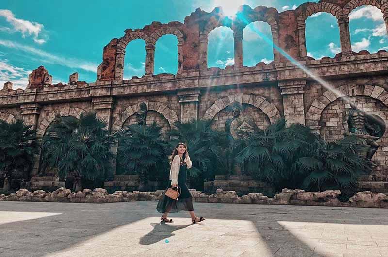 Check-in đấu trường La Mã cổ xưa tại nhà ga An Thới Check-in đấu trường La Mã cổ xưa tại nhà ga An Thới