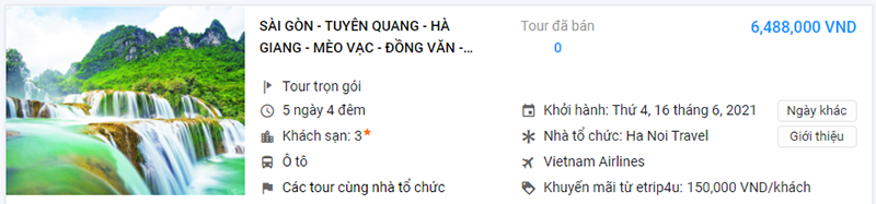 Tour Sài Gòn - Tuyên Quang - Hà Giang - Mèo Vạc - Đồng Văn - Lũng Cú - Mã Pì Lèng - Thác Bản Giốc - Pác Bó - Cao Bằng Tour Sài Gòn - Tuyên Quang - Hà Giang - Mèo Vạc - Đồng Văn - Lũng Cú - Mã Pì Lèng - Thác Bản Giốc - Pác Bó - Cao Bằng