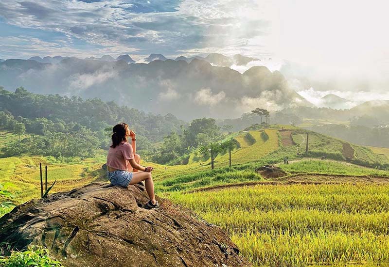 Mùa lúa chín vàng khắp thung lũng Pù Luông Mùa lúa chín vàng khắp thung lũng Pù Luông