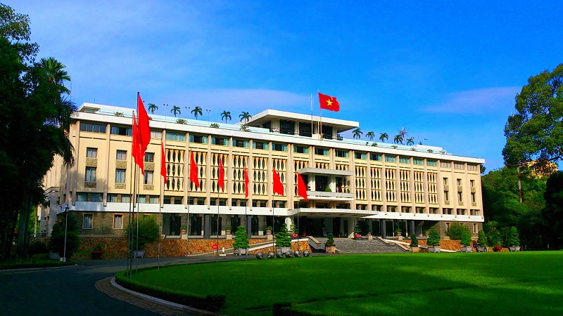 Dinh Độc Lập – số 135 Nam Kỳ Khởi Ngĩa, phường Bến Thành, quận 1 Dinh Độc Lập – số 135 Nam Kỳ Khởi Ngĩa, phường Bến Thành, quận 1
