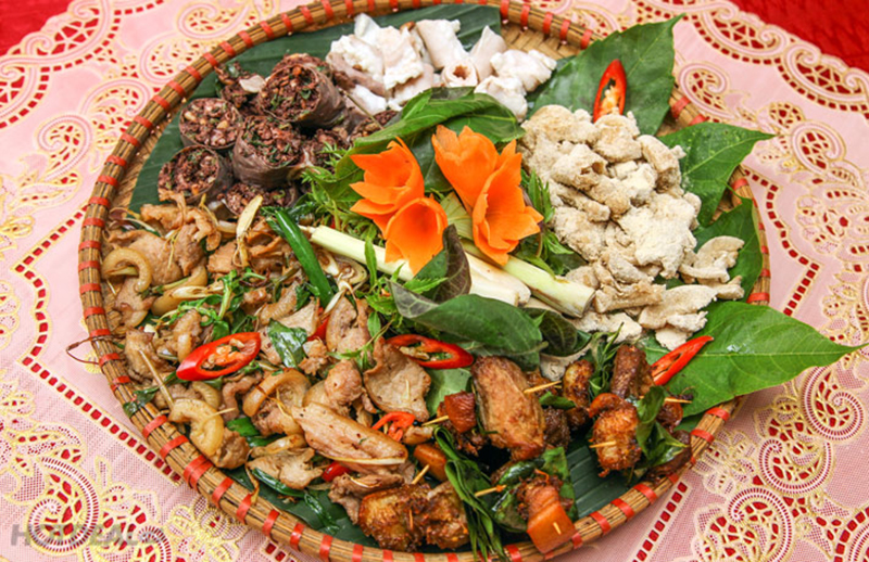 Lợn Mán Tam Đảo được chế biến thành nhiều món ăn vô cùng hấp dẫn Lợn Mán Tam Đảo được chế biến thành nhiều món ăn vô cùng hấp dẫn
