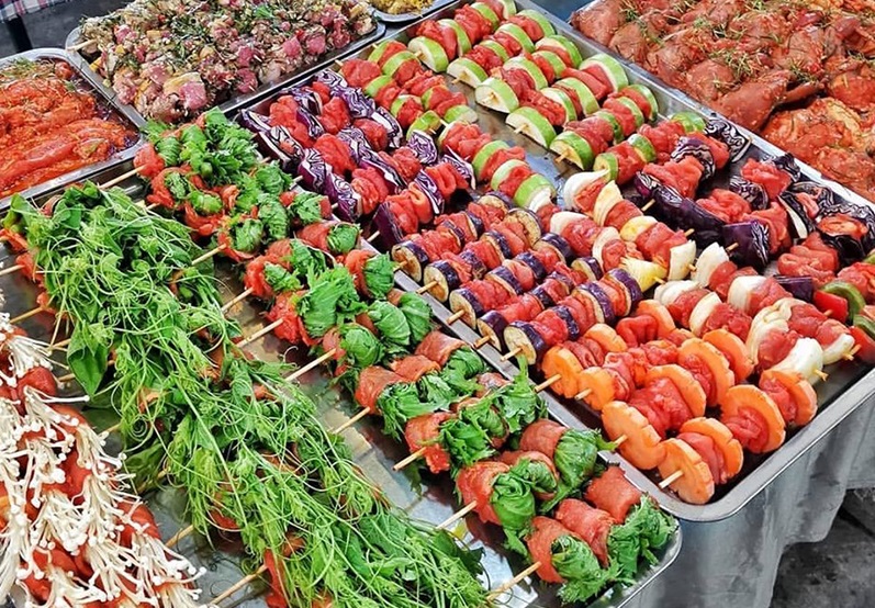 Các món nướng đa dạng tại chợ đêm Tam Đảo Các món nướng đa dạng tại chợ đêm Tam Đảo
