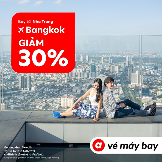Ưu đ&atilde;i giảm đến 30% cho c&aacute;c đường bay thẳng Việt Nam - Th&aacute;i Lan