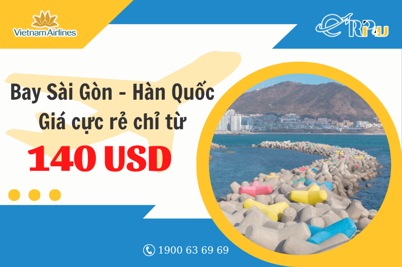 Bay Sài Gòn - Hàn Quốc giá cực rẻ chỉ từ 140 USD giá chỉ từ 140 USD Bay Sài Gòn - Hàn Quốc giá cực rẻ chỉ từ 140 USD giá chỉ từ 140 USD