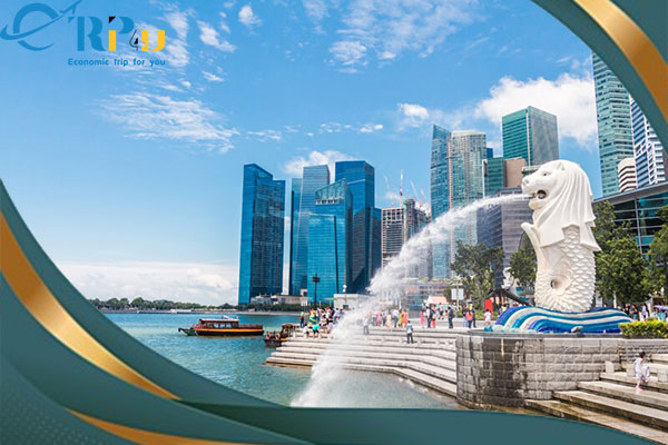 C&ocirc;ng vi&ecirc;n Merlion - Điểm du lịch tại Singapore