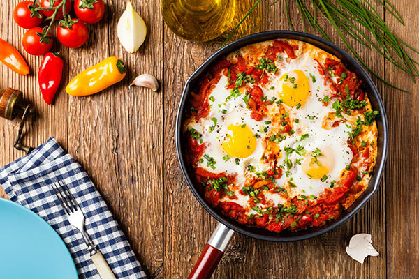 Shakshouka - Trứng c&agrave; chua