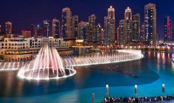 Đ&agrave;i phun nước Dubai