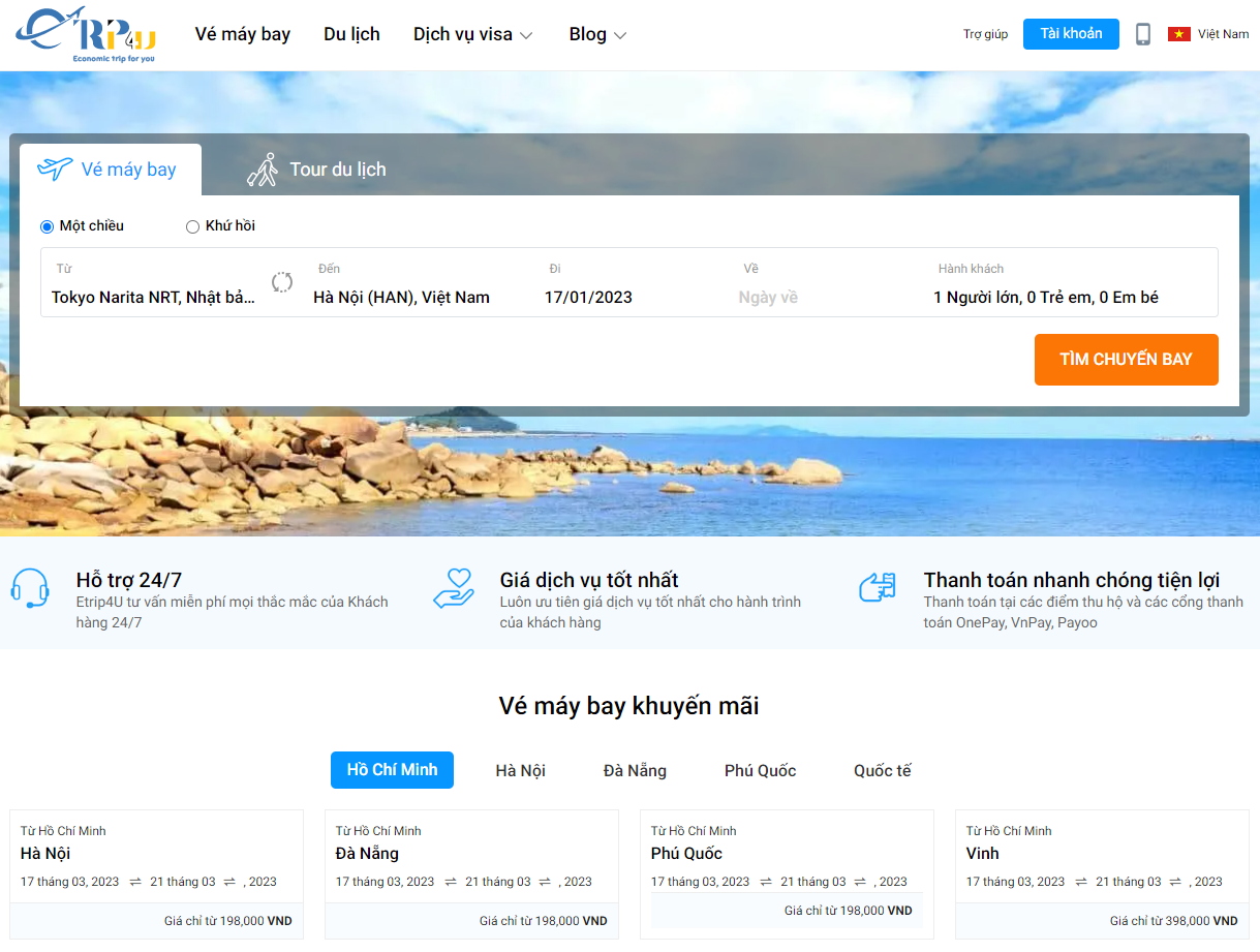 Mua v&eacute; m&aacute;y bay Nhật Việt gi&aacute; rẻ nhất tr&ecirc;n Vnbuy