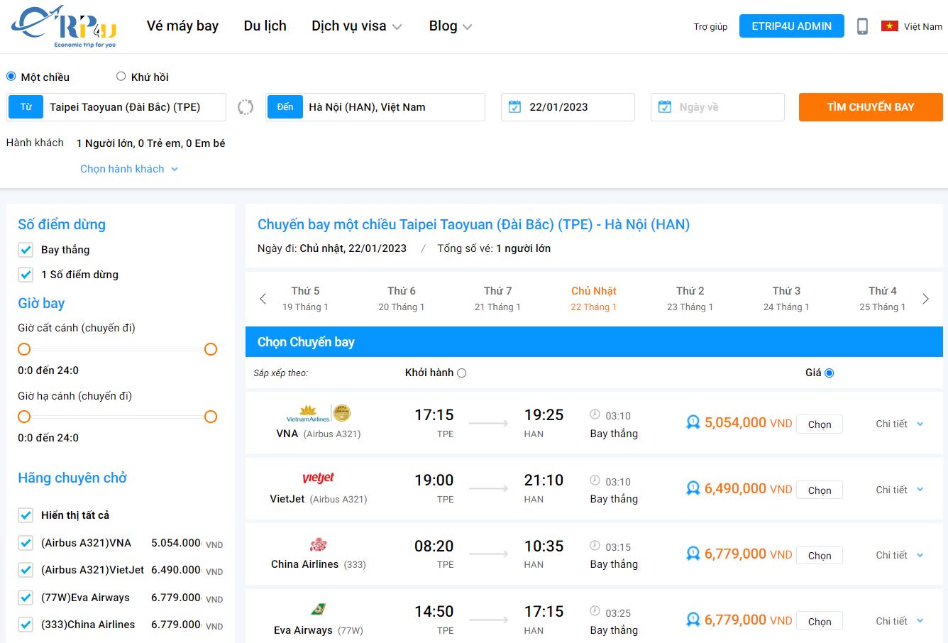 V&eacute; m&aacute;y bay Tết 2023 Đ&agrave;i Loan Việt Nam m&ugrave;ng 1 Tết