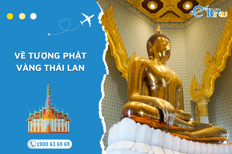 Tượng Phật V&agrave;ng Th&aacute;i Lan