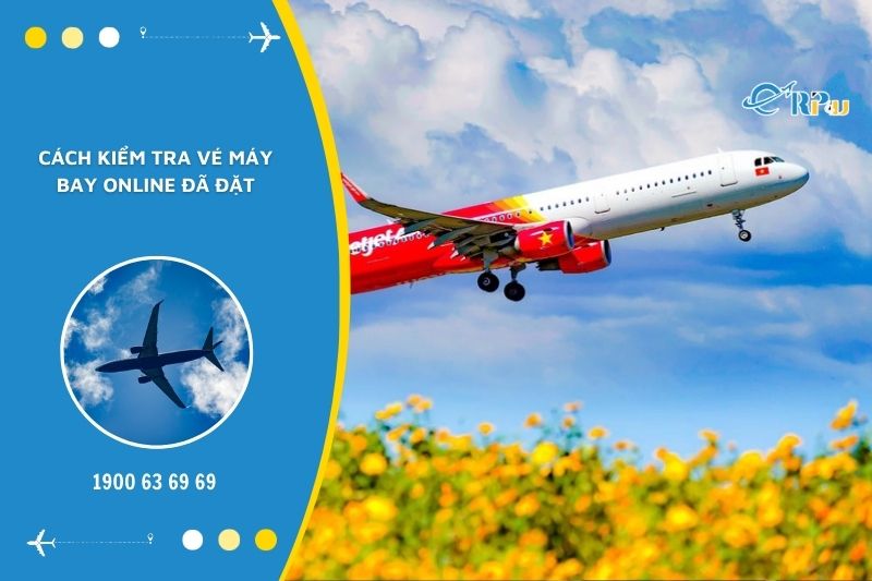 C&aacute;ch kiểm tra v&eacute; m&aacute;y bay online đ&atilde; đặt