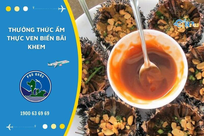 Thưởng thức &acirc;̉m thực ven biển b&atilde;i Khem