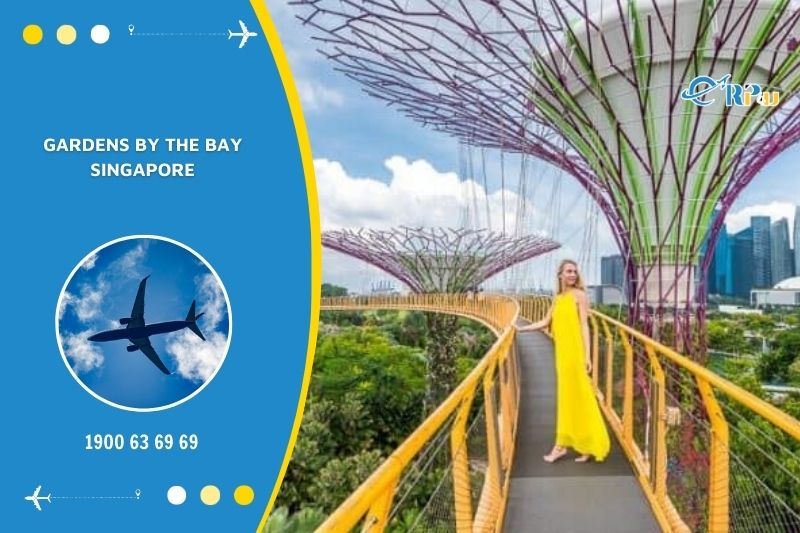 Gardens by The Bay l&agrave; một trong những điểm du lịch hot nhất Singapore