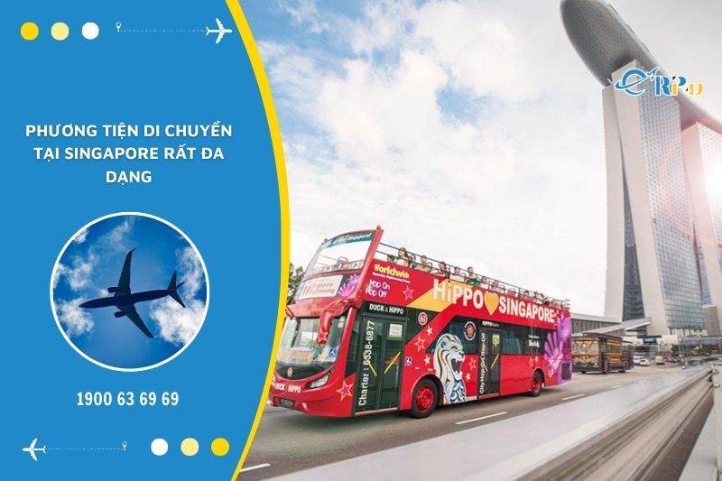 Xe bus v&agrave; t&agrave;u điện ngầm l&agrave; phương tiện di chuyển phổ biến nhất ở Singapore