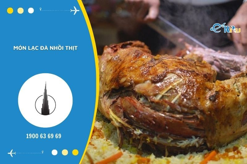 Lạc đ&agrave; nhồi thịt l&agrave; m&oacute;n ăn chỉ c&oacute; tại Dubai