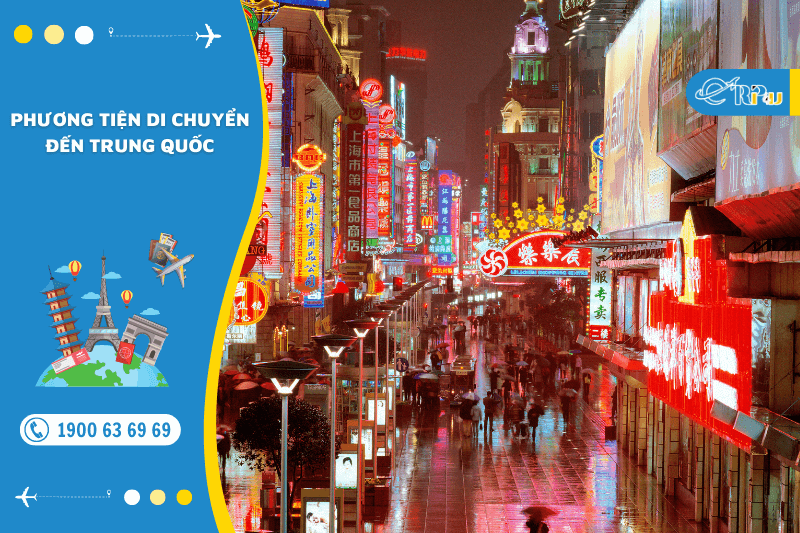 Phương tiện di chuyển đến Trung Quốc