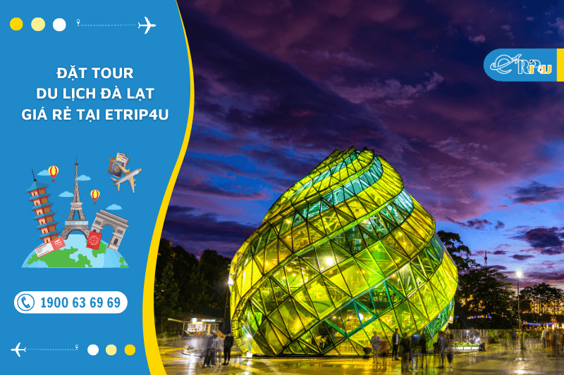 Đặt tour du lịch đ&agrave; lạt gi&aacute; rẻ tại Vnbuy