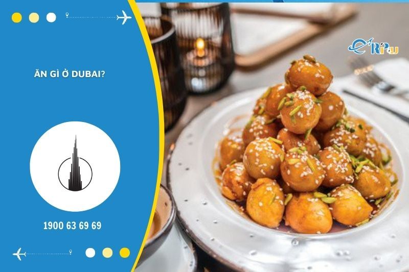 Luqaimat l&agrave; một loại b&aacute;nh si&ecirc;u phổ biến ở Dubai
