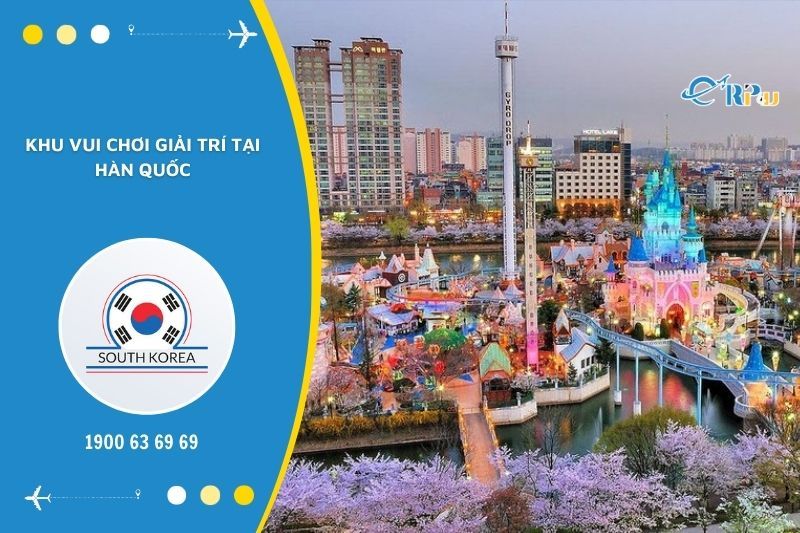 Những khu vui chơi ở H&agrave;n Quốc si&ecirc;u hiện đại v&agrave; nhiều dịch vụ đi k&egrave;m