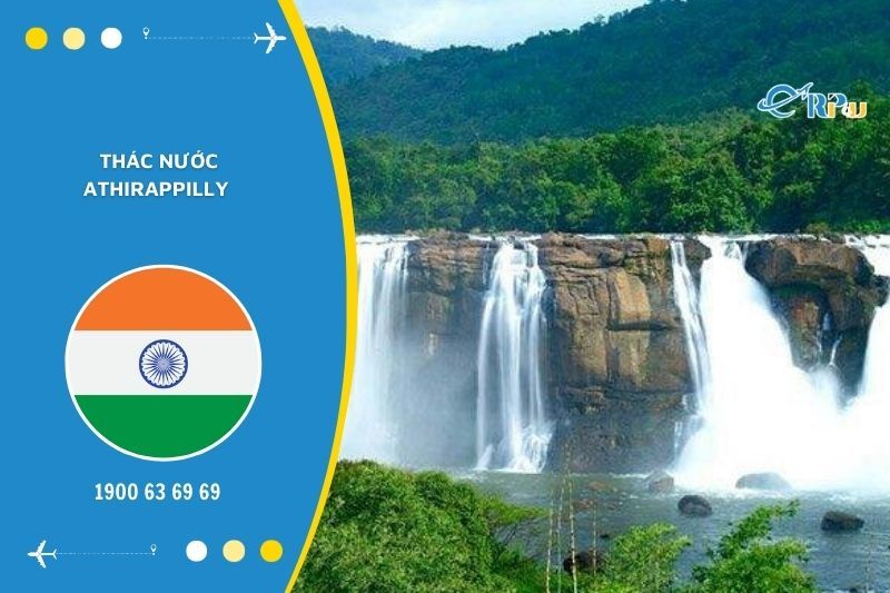 Th&aacute;c Athirappilly g&acirc;y ấn tượng bởi sự h&ugrave;ng vĩ, tr&aacute;ng lệ