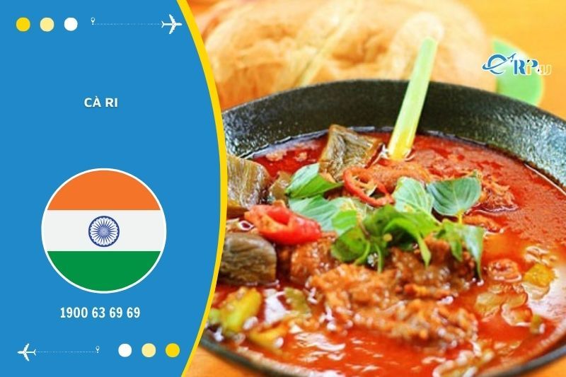 C&agrave; ri Ấn Độ c&oacute; hương vị cay nồng, ăn một lần nhớ m&atilde;i