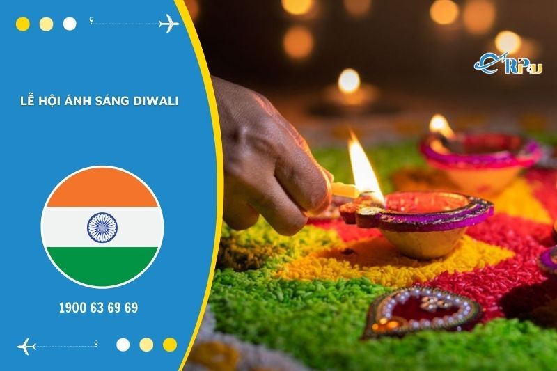 Lễ hội &aacute;nh s&aacute;ng Diwali l&agrave; một trong số những ng&agrave;y lễ lớn trong năm của Ấn Độ