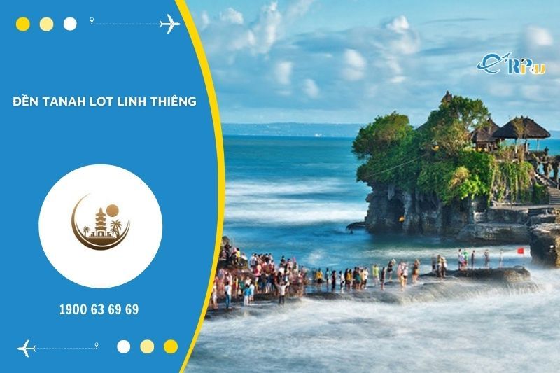 Đền Tanah Lot sở hữu khung cảnh h&ugrave;ng vĩ v&agrave; c&oacute; phần huyền b&iacute;