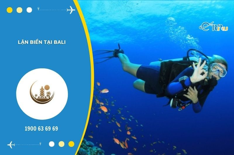 Lặn biển l&agrave; một trong những hoạt động thu h&uacute;t đ&ocirc;ng đảo du kh&aacute;ch nhất ở Bali