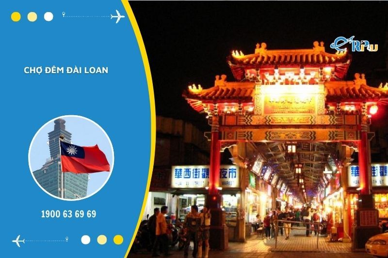 Tại Đ&agrave;i Loan c&oacute; nhiều khu chợ đ&ecirc;m nổi tiếng để du kh&aacute;ch lui tới