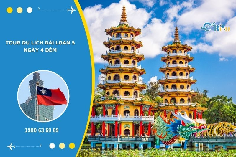Du lịch Đ&agrave;i Loan 5 ng&agrave;y 4 đ&ecirc;m sẽ đưa du kh&aacute;ch đến với nhiều địa danh nổi tiếng