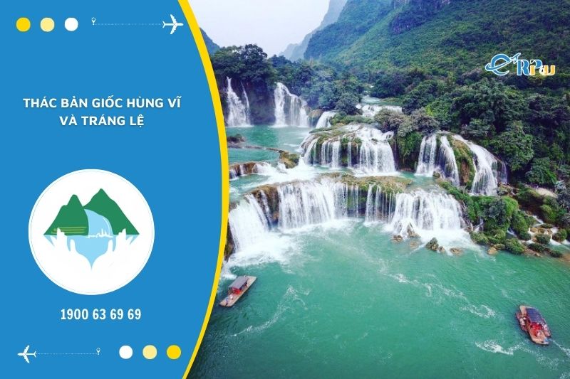 Vẻ đẹp của th&aacute;c Bản Giốc vừa h&ugrave;ng vĩ, tr&aacute;ng lệ m&agrave; kh&ocirc;ng k&eacute;m phần n&ecirc;n thơ