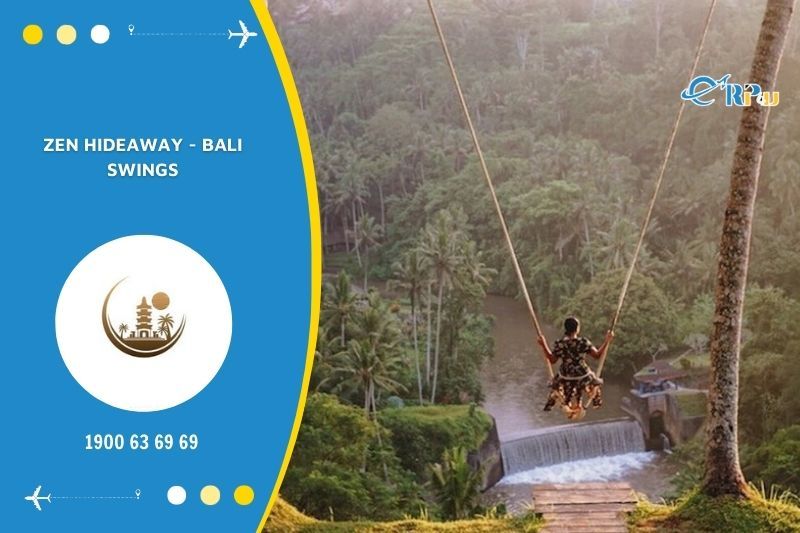 Đến Bali bạn đừng qu&ecirc;n tham gia trải nghiệm đu d&acirc;y si&ecirc;u th&uacute; vị nh&eacute;