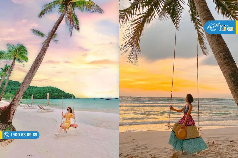 Ngắm b&igrave;nh minh tại B&atilde;i Sao Ph&uacute; Quốc