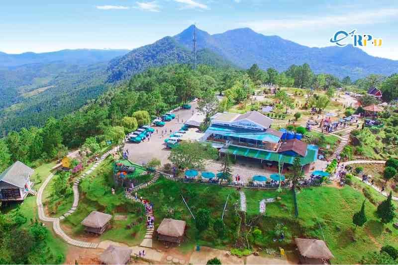Đường đi đến n&uacute;i Langbiang Đ&agrave; Lạt