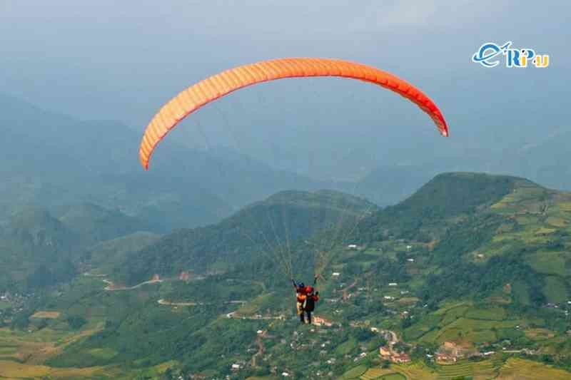D&ugrave; lượn Langbiang Đ&agrave; Lạt