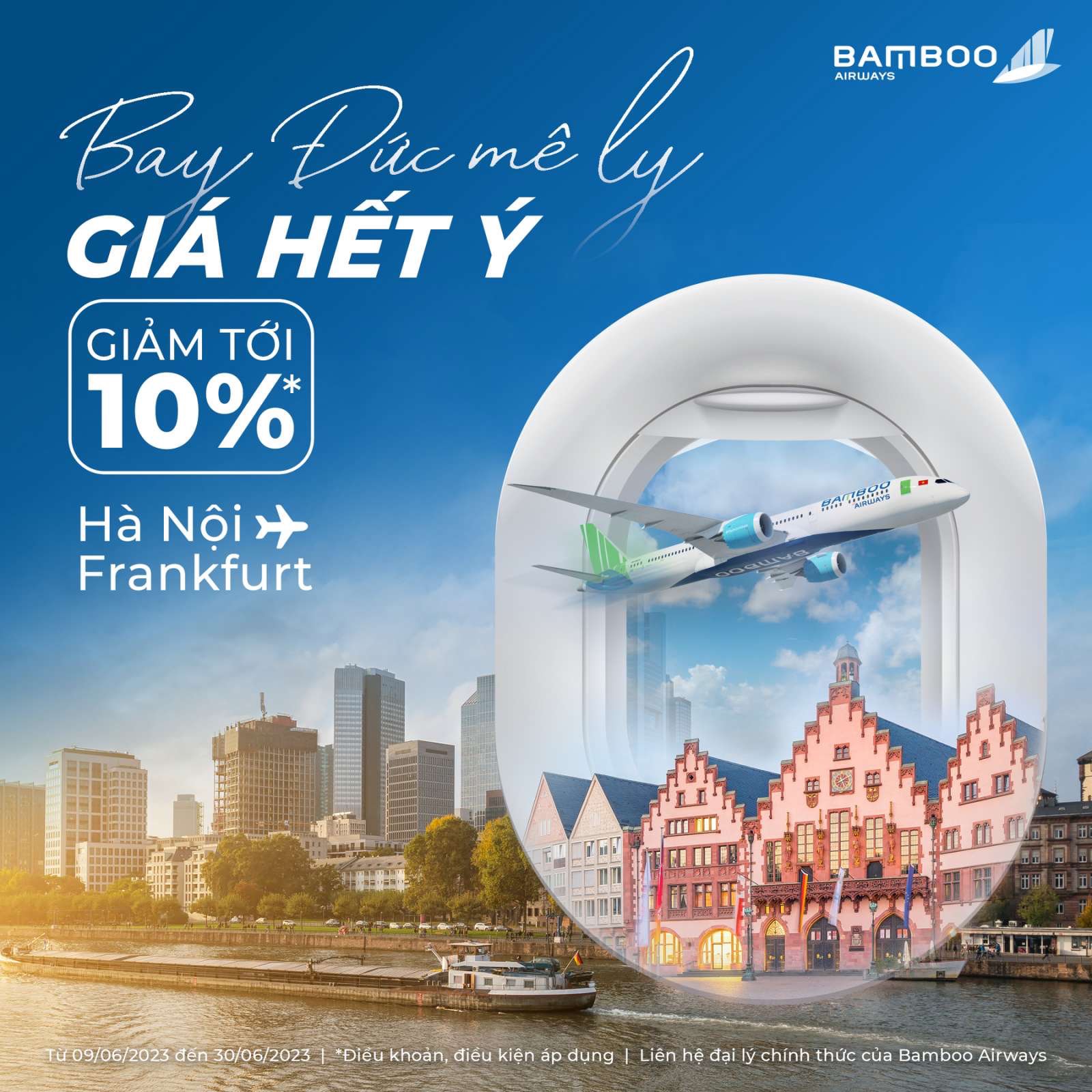 Giảm tới 10% gi&aacute; v&eacute; m&aacute;y bay đi Đức