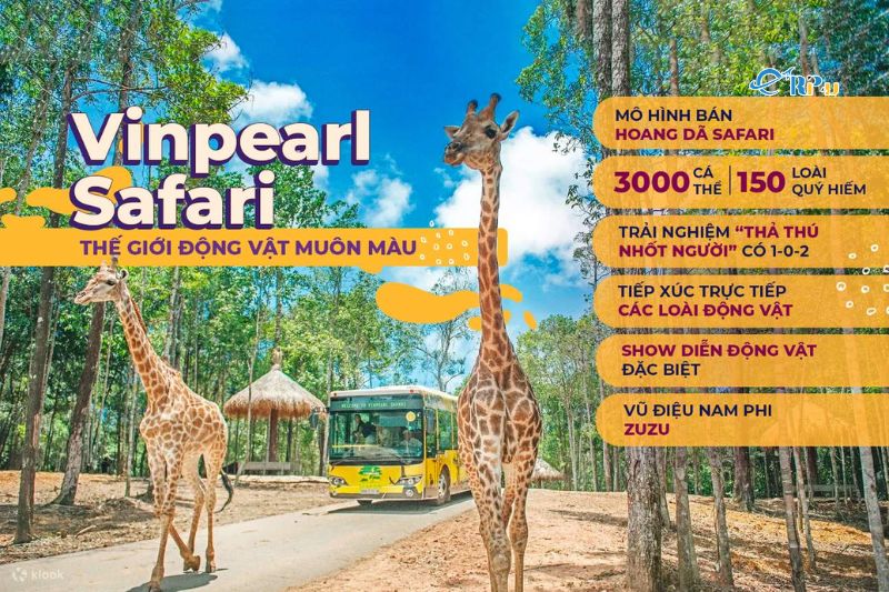 Khu vườn th&uacute; Safari Ph&uacute; Quốc