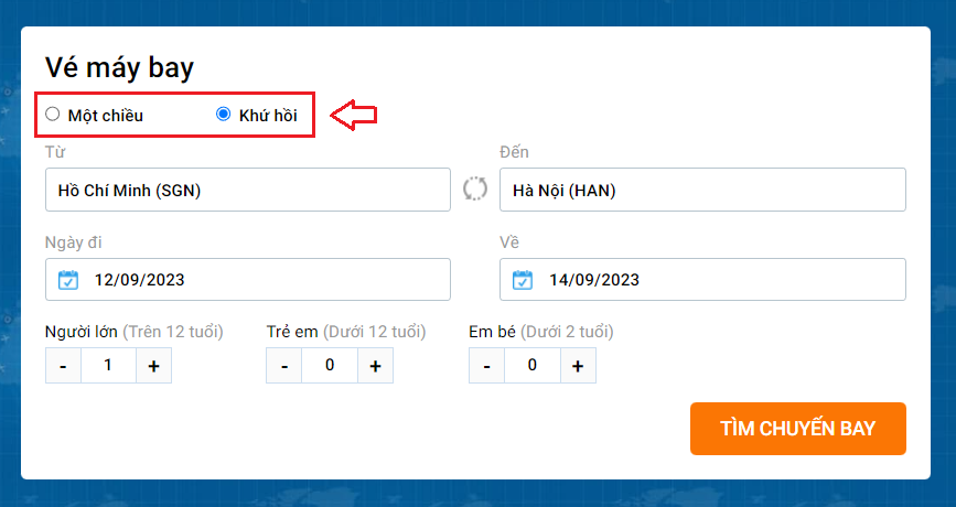 t&igrave;m kiếm v&eacute; m&aacute;y bay tr&ecirc;n Vnbuy