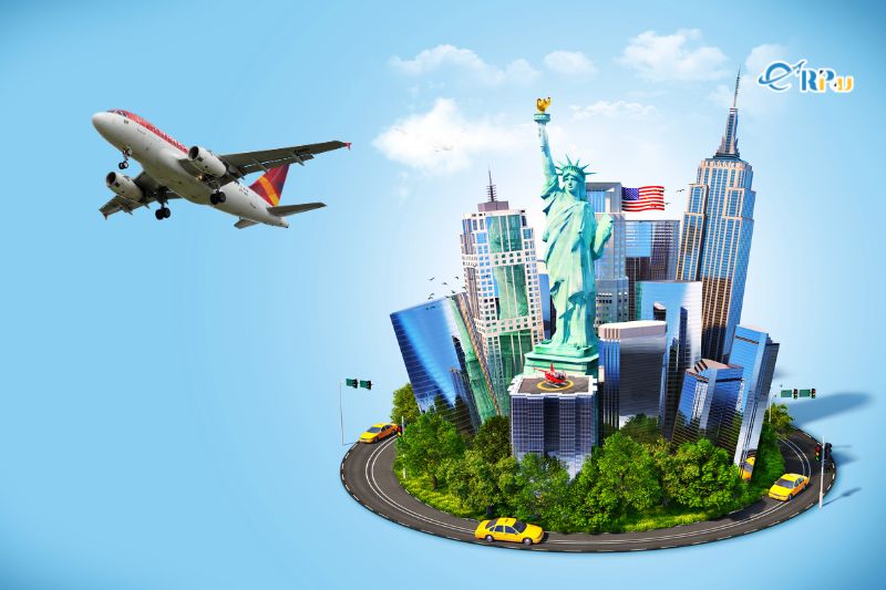 Phương tiện đi đến Mỹ