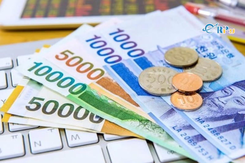 Đổi tiền tại H&agrave;n Quốc