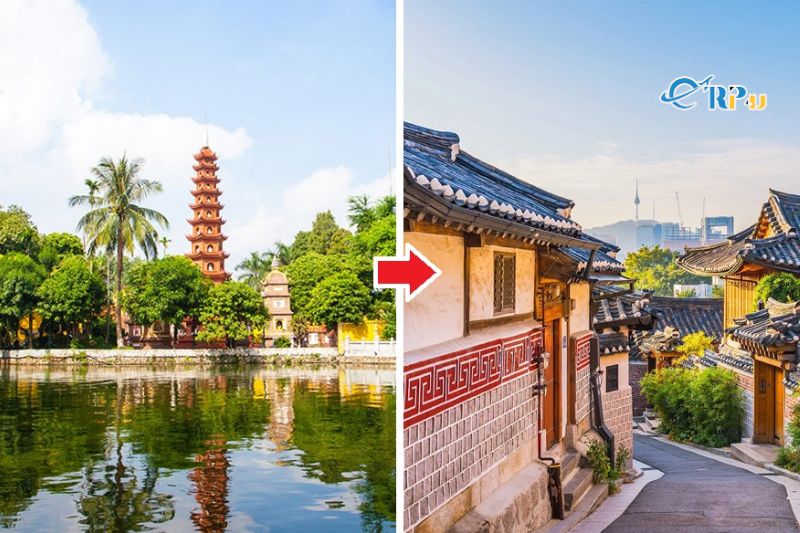 Chặng H&agrave; Nội - Seoul