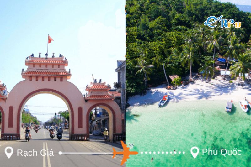 Đ&ocirc;i n&eacute;t về v&eacute; m&aacute;y bay Rạch Gi&aacute; - Ph&uacute; Quốc&nbsp;