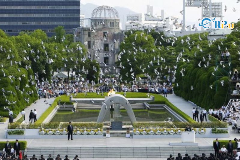 Khu tưởng niệm h&ograve;a b&igrave;nh Hiroshima