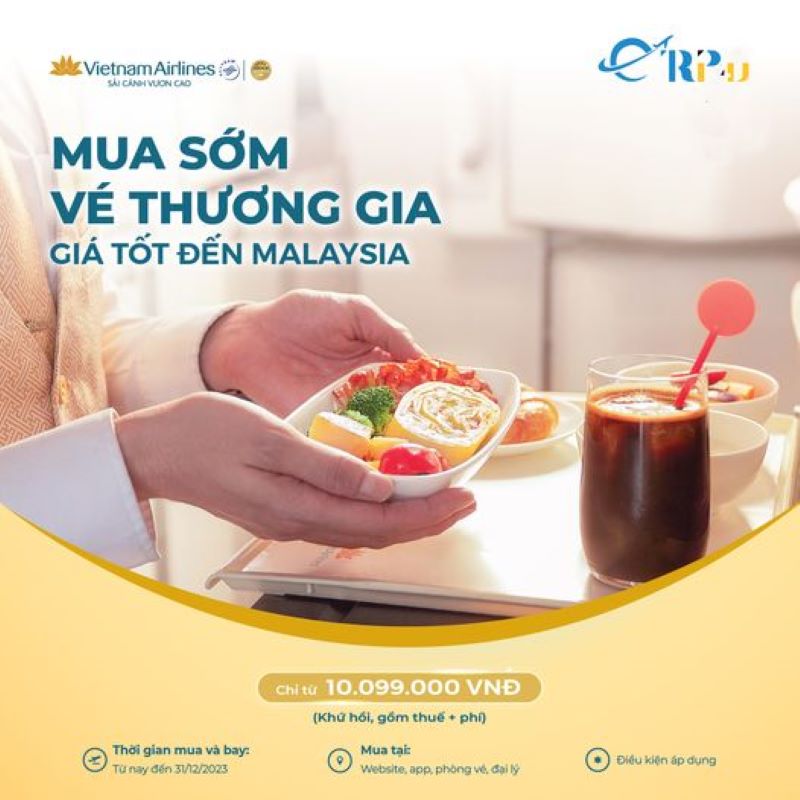 Ưu đãi từ Vietnam Airlines cho chặng bay đến Malaysia Ưu đãi từ Vietnam Airlines cho chặng bay đến Malaysia