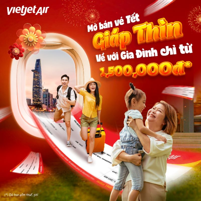 Vietjet bắt đầu mở bán vé máy bay tết 2024 vào thời gian cụ thể nào? Vietjet bắt đầu mở bán vé máy bay tết 2024 vào thời gian cụ thể nào?