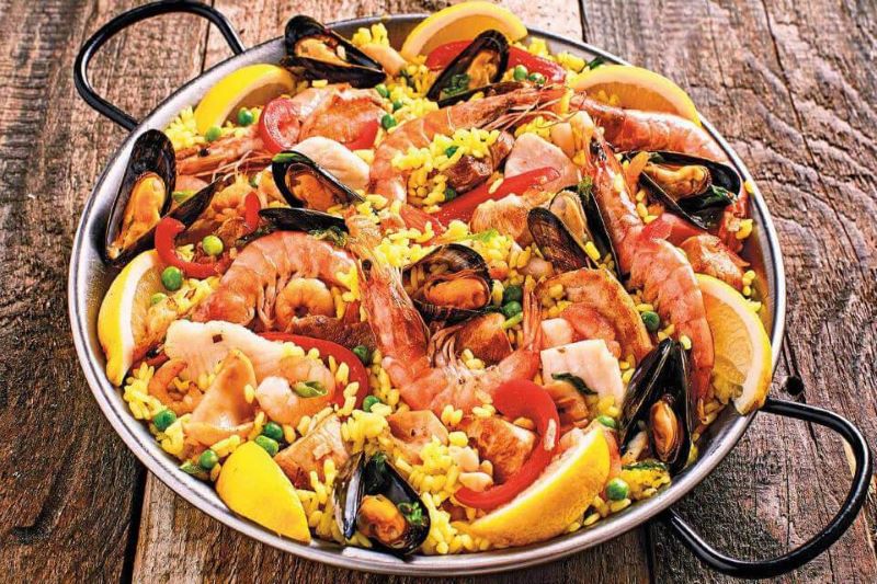 Paella Habana - Sự h&ograve;a quyện mang đến hương vị b&ugrave;ng nổ