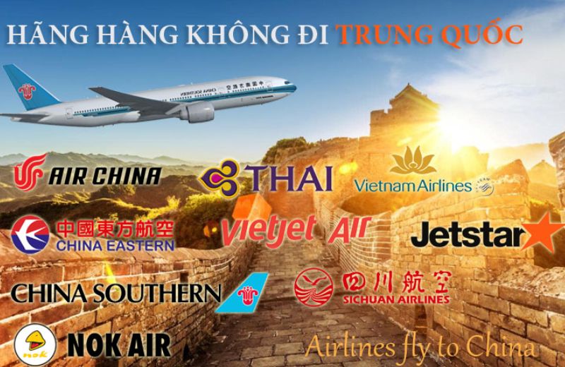 Những h&atilde;ng h&agrave;ng kh&ocirc;ng khai th&aacute;c đường bay đến Trung Quốc