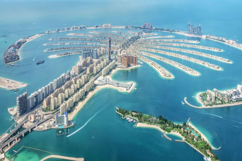 Đảo Cọ Palm Jumeirah - Quần đảo nh&acirc;n tạo lớn nhất thế giới