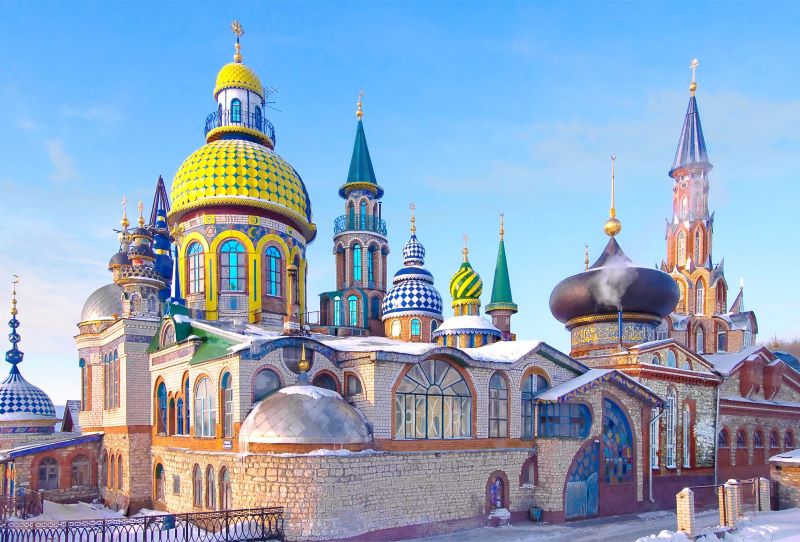 Kazan sở hữu vẻ đẹp độc đ&aacute;o với kiến tr&uacute;c lạ mắt